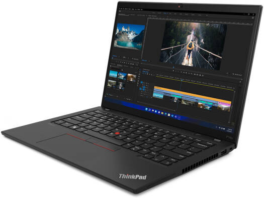 Lenovo ThinkPad P14s Gen 3 Mobile Workstation Laptop, 14" WUXGA IPS Display, Intel Core i7-1260PCPU, 16GB RAM, 512GB SSD, Quadro T550 4GB GPU, Backlit English-Russian K/B, Win11Pro, Black |21AKS0PU00 thumbnail 2