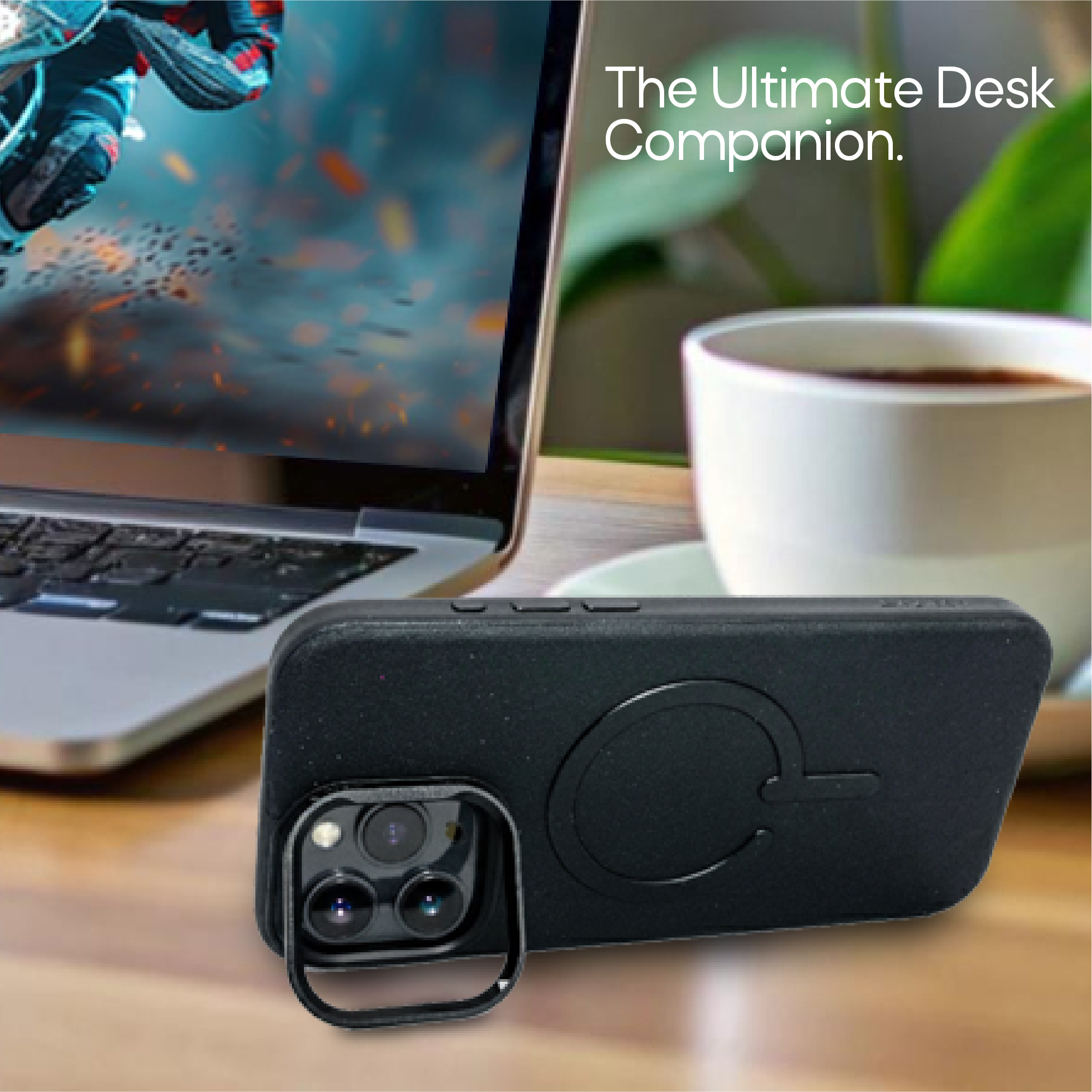 AZTECH Premium Leather Case 16 Pro Max Black thumbnail 6