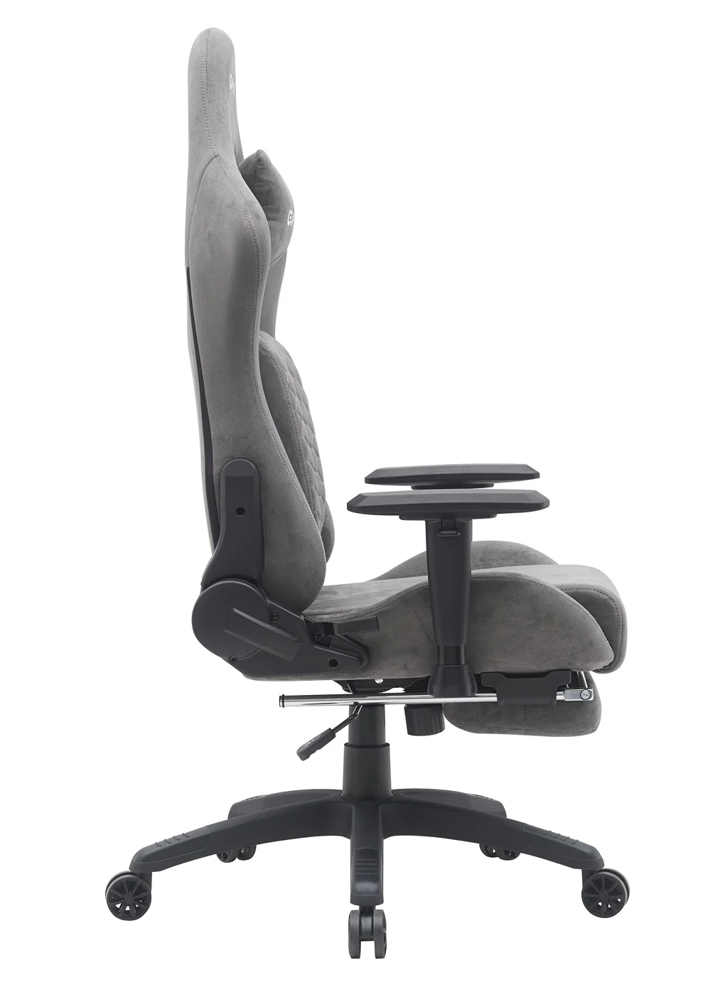 GAMAX GAMING CHAIR MODEL BS-7966 WITH FOOT REST - GREY thumbnail 2