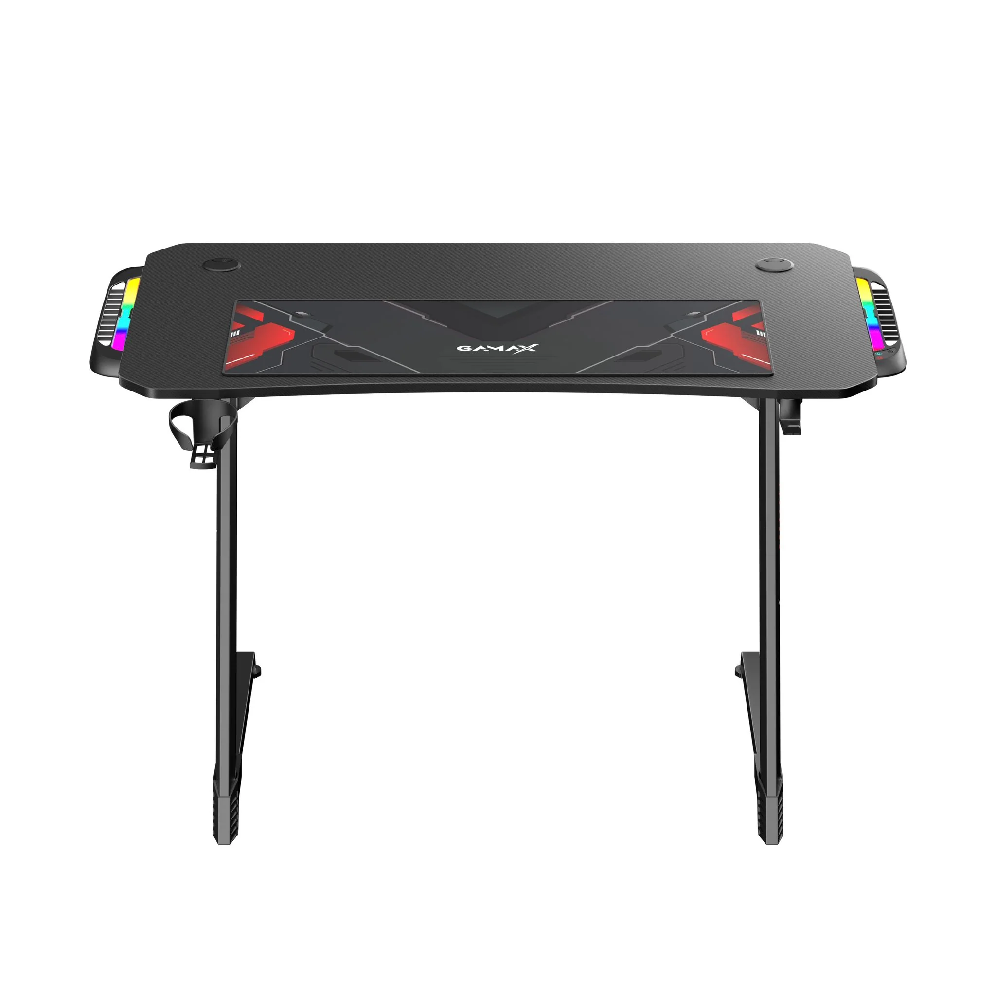 GAMAX TD-03 CARBON FIBER GAMING TABLE 100*60*75CM WITH RGB LIGHT & MOUSEPAD thumbnail 2