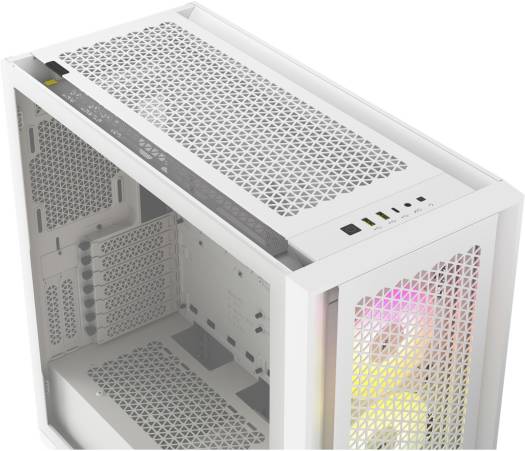 CORSAIR iCUE 5000D RGB Airflow V2 Mid-Tower ATX PC Case, High-Airflow Design, Tempered Glass Panel, Up to 360mm Radiator Support, 3x AF120 RGB Elite Fans, Node PRO Controller, Black | CC-9011243-WW thumbnail 9