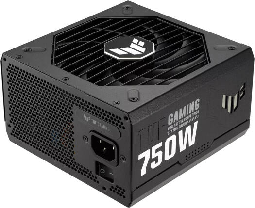 ASUS TUF Gaming 750W Fully Modular Power Supply, 80 PLUS Gold Efficiency, Active PFC, ATX12V Form Factor, Dual Ball Fan Bearings, Axial-Tech Fan Design, Black | 90YE00S3-B0NA00 thumbnail 8