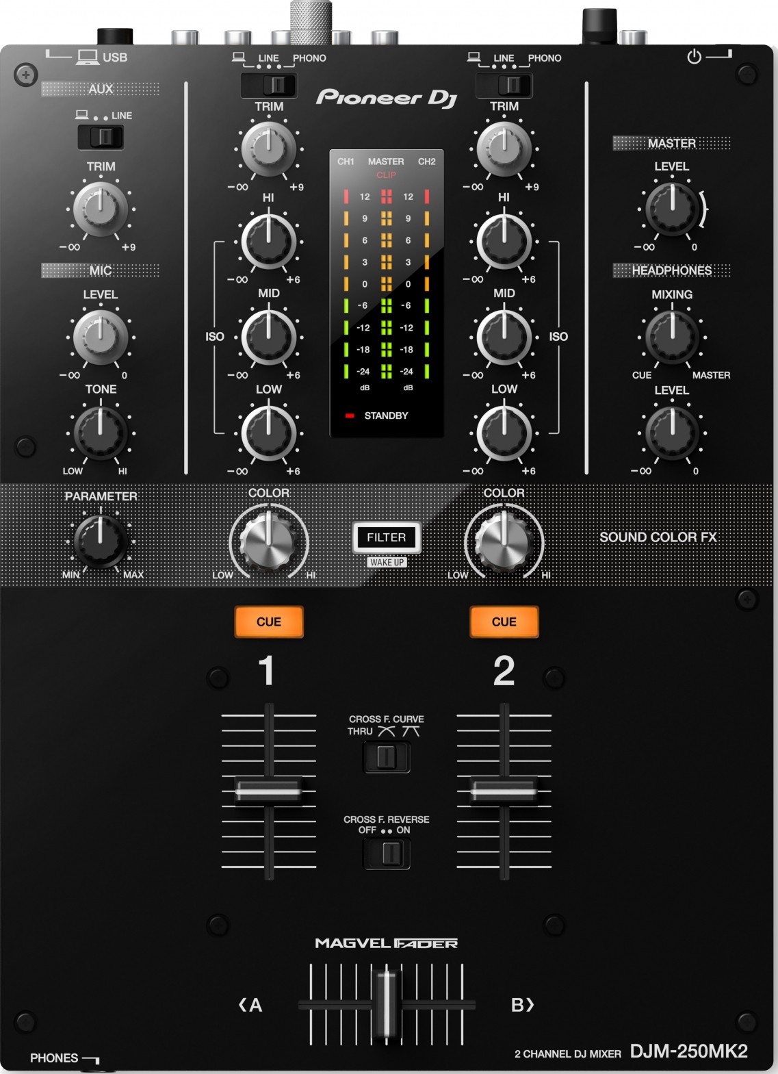 Pioneer DJM-250MK2 DJ Mixer | DJM-250MK2 - Image 1