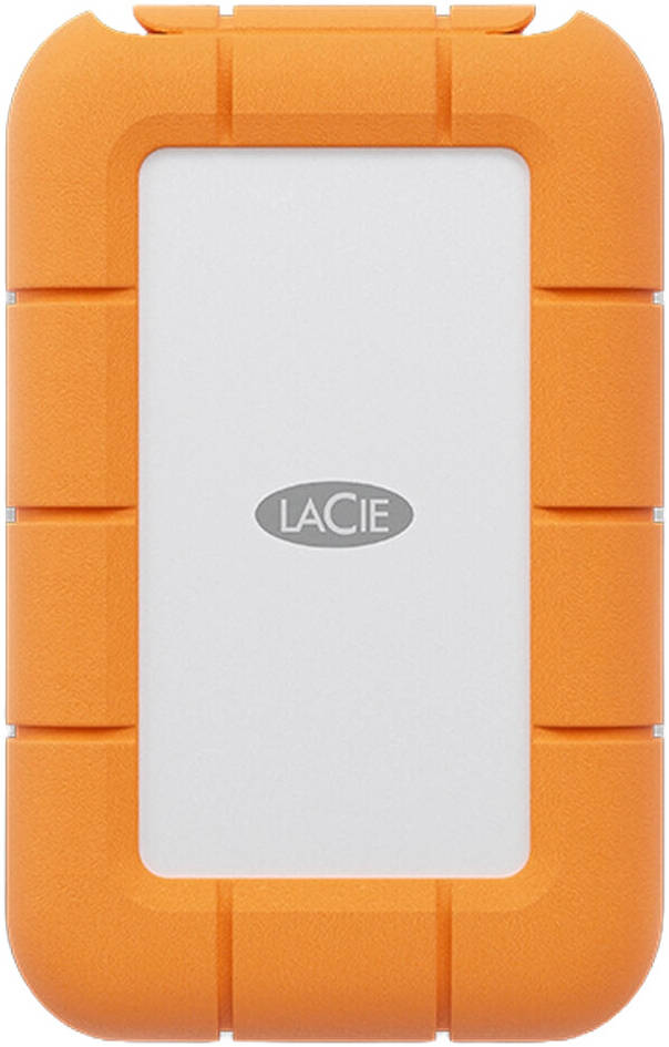 LaCie 4TB Rugged Mini USB 3.2 Gen 2x2 External SSD, 4TB Storage Capacity, Up to 2000 MB/s Transfer Speeds, 20 Gb/s USB-C 3.2 Gen 2x2 Interface, Windows & Mac Compatible, Orange | STMF4000400 thumbnail 2