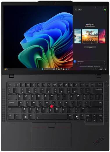 Lenovo ThinkPad T14 Laptop, 14" WUXGA Touch Display, Intel Core Ultra 7-255U Processor, 32GB RAM, 512GB SSD, Intel Graphics, English Keyboard, No OS, Black | 21QDS6DX00-32 thumbnail 3