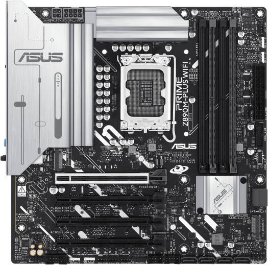 ASUS Prime Z890M-Plus Wi-Fi LGA 1851 Micro ATX Motherboard, Intel Z890 Chipset, 4x DDR5 DIMM Slots, Up to 192GB Max Memory, Wi-Fi 7 & BT 5.4, 1x PCIe 5.0 x16 Slot, 3x M.2 Slots | 90MB1J80-M0EAY0 thumbnail 6