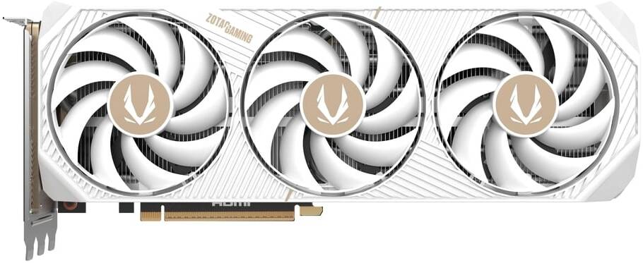 ZOTAC GAMING GeForce RTX 5070 Ti SOLID CORE OC Graphics Card, 16GB GDDR7 256-Bit Memory, 2482 MHz Engine Clock, 28 Gbps Memory Clock, 8960 CUDA Cores, PCI Express 5.0 x16, White | ZT-B50710Q2-10P thumbnail 2