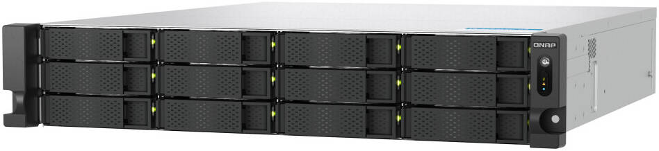 QNAP TS-H1277AXU-RP-R5-16G 12-Bay NAS, AMD Ryzen 5 7000 Series 6-Core/12-Thread Processor, (1x16GB) 16GB UDIMM DDR5, AMD Radeon Graphics, 2x M.2 2280 PCIe Gen 5 x2 Slots | TS-H1277AXU-RP-R5-16G thumbnail 4