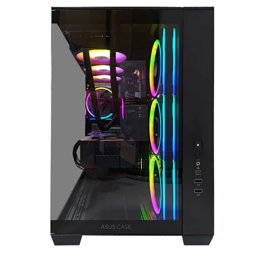 Mity Gaming PC - AMD Ryzen 7 8700F 8 Cores 16 Threads, NVIDIA RTX 5070 Ti 16GB, 32GB DDR5 RAM 6000MHz, 1TB SSD Gen 4, 850W PSU, 360mm Liquid Cooler, Wi-Fi + BT, Win11 Pro thumbnail 3