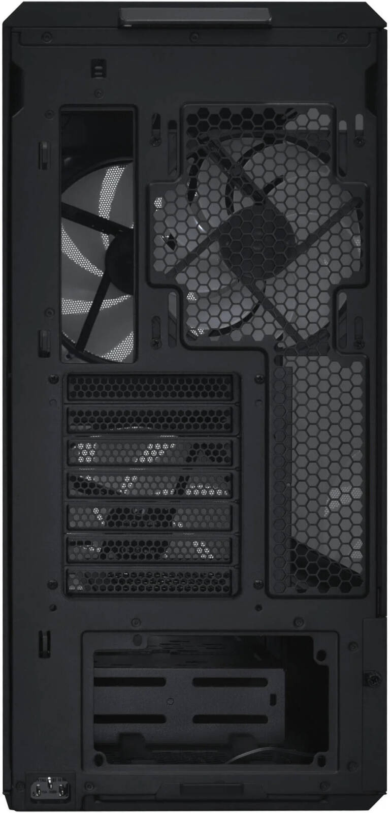 Lian-Li LANCOOL 217 INF Mid-Tower PC Case, 2x Pre-Installed Fans, E-ATX/EEB Support, 380mm GPU Clearance, 360mm Radiator Top, Dual PSU Mount, Black | LAN217INFX thumbnail 7