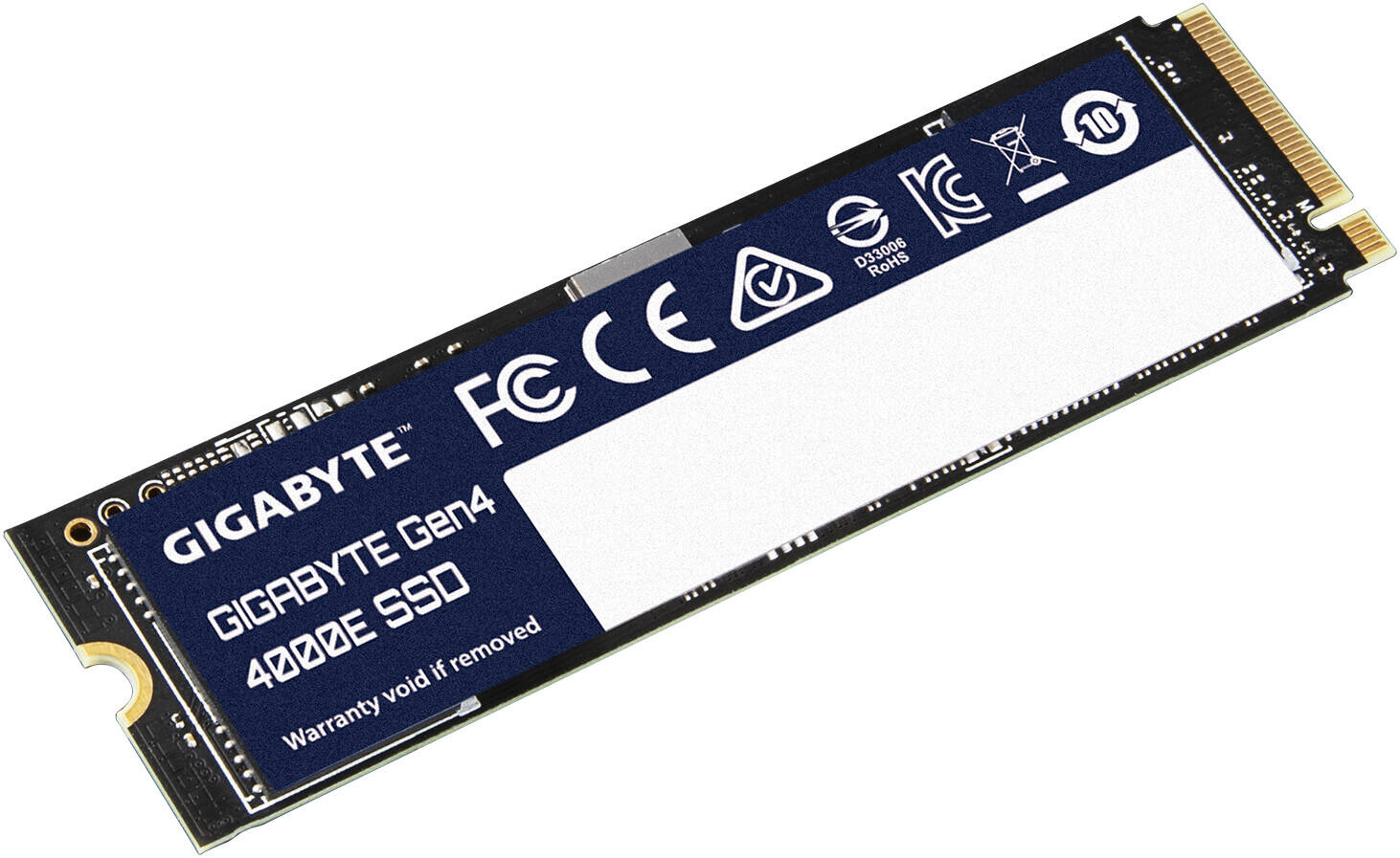 GIGABYTE Gen4 4000E Internal SSD, 500GB Capacity, PCI Express 4.0x4, NVMe 1.4 Interface, M.2 2280 Form Factor, Up to 3600 MB/s Sequential Read & 3000 MB/s Sequential Write | G440E500G thumbnail 3