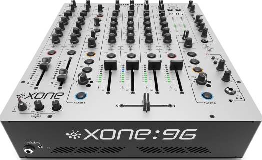 Allen & Heath XONE 96 Hybrid Analog/Digital DJ Mixer - 6+2 Channel Club Standard with Dual USB Soundcards, Dual VCF Filters & 4-Band EQ | XONE 96 thumbnail 4