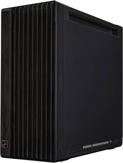 ASUS ProArt P602 Wood Edition Mid Tower Computer Case, 2x 200mm Front & 140mm Pre-Installed Fans, Up to 420mm Radiator & 6x Fan Support Dust Protection, Metal Panel, Black | 90DC00J0-B09020 - Image 1