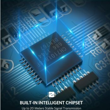 UGreen MM108 DVI-D to VGA Converter, Ultra Clear Video Stable, Signal Transmission, Flexible & Durable, 1080P Resolution, 30cm Cable Length | 40259 thumbnail 2