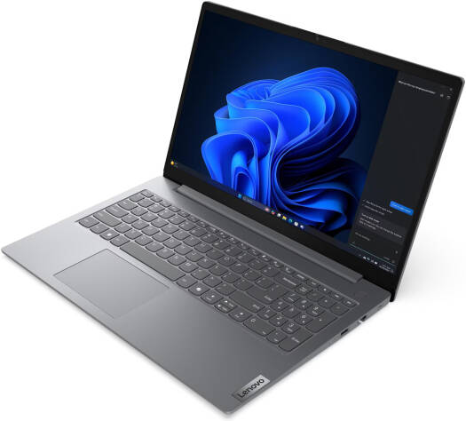 Lenovo V15 G5 IRL Laptop, 15.6" FHD TN Display, Intel Core i7-13620H Processor, 16GB RAM, 512GB SSD, Intel UHD Graphics, English Keyboard, No OS, Luna Grey | 83HF00EMIG thumbnail 3