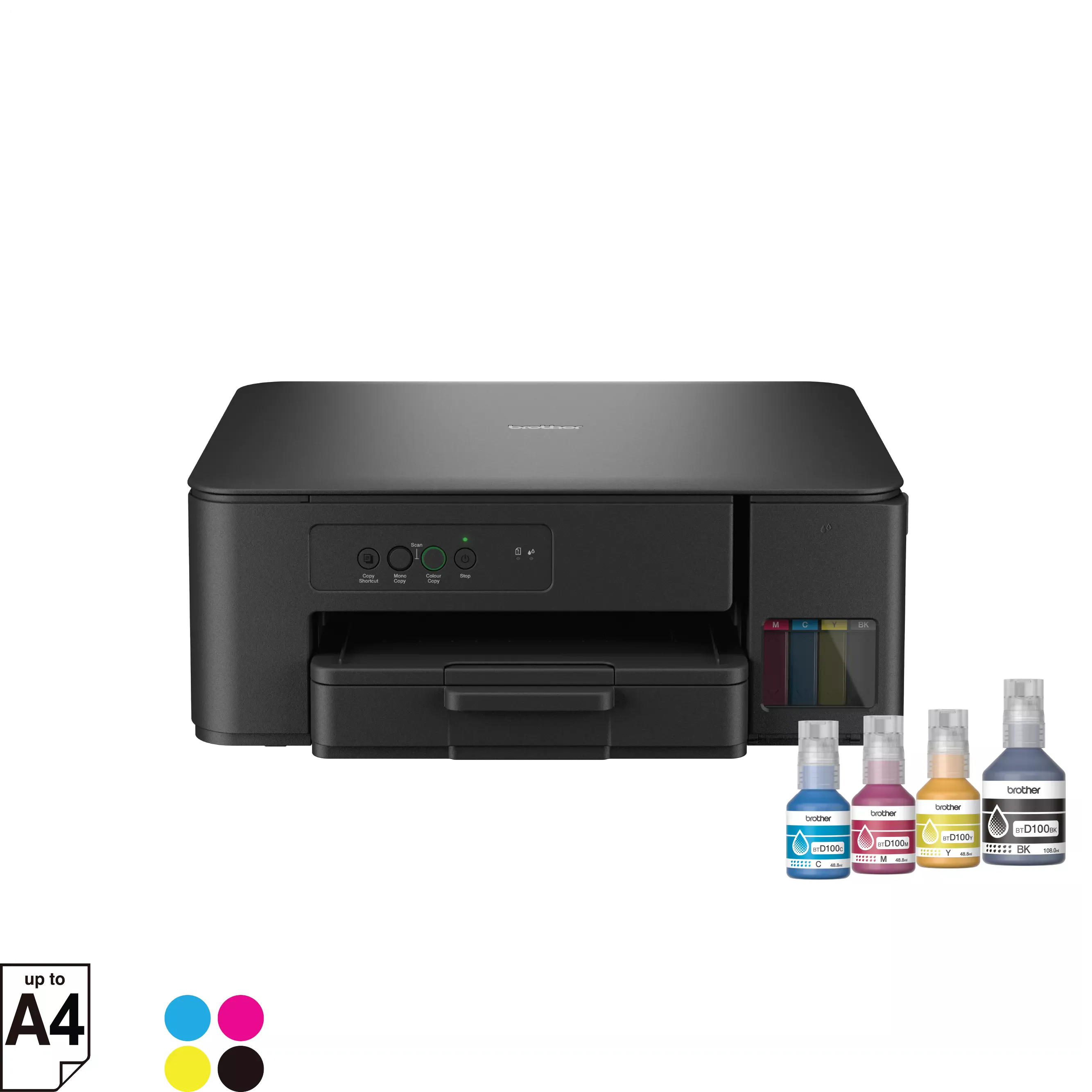 BROTHER DCP-T230 MULTIFUNCTION ( PRINT SCAN COPY) INK TANK PRINTER - Image 1