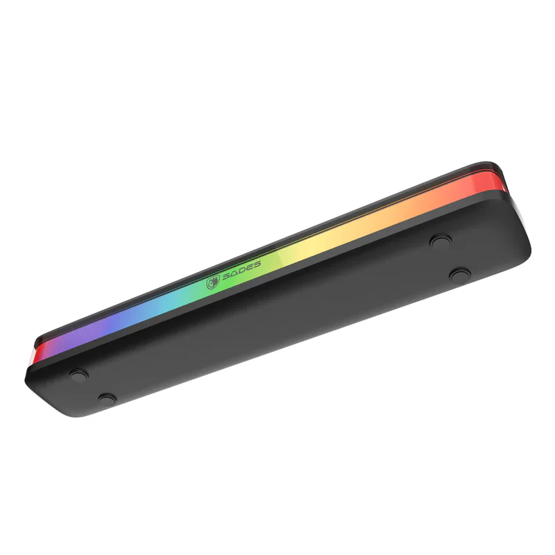 SADES POSEVOLT SA-SP01-B COMPACT DESKTOP SOUNDBAR - BLACK thumbnail 4