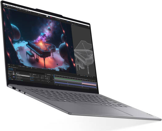 Lenovo Yoga Slim 7 15ILL9 Laptop, 15.3" 2.8K WQXGA+ IPS Touch Display, Intel Core Ultra 7 256V, 16GB RAM, 1TB SSD, Intel Arc Graphics 140V, English Backlit Keyboard, Windows 11, Luna Grey | 83HM0000US thumbnail 5