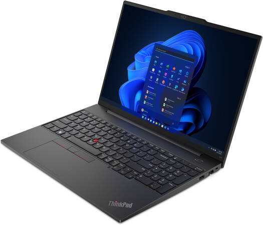 Lenovo ThinkPad E16 Gen 1 Laptop, 16" WUXGA IPS Display, Intel Core i5-1335U, 8GB RAM, 512GB SSD, Intel Iris Xe Graphics, English Keyboard, No OS, Graphite Black | 21JNS08900 thumbnail 3