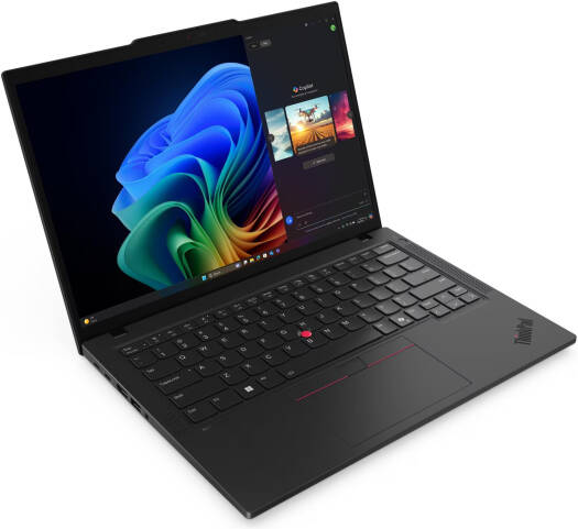 Lenovo ThinkPad T14 Gen 6 Laptop, 14" WUXGA IPS 60Hz Display, Intel Core Ultra 5 226V, 16GB RAM, 512GB SSD, Intel Arc Graphics 130V, English-Arabic K/B, No OS, Black | 21QG005FGR thumbnail 2
