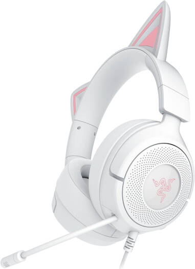 Razen Kraken Kitty V3 X Gaming Headphone, 40mm Triforce Driver, Hyperclear Cardioid Mic, 7.1 Surround Sound, Cross-Platform, Hybrid Fabric & Leatherette Cushion, White | RZ04-05350300-R3U1 thumbnail 7