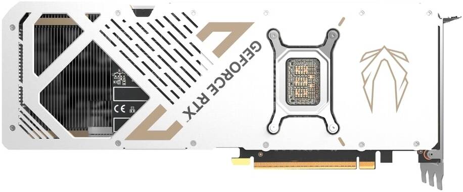 ZOTAC GAMING GeForce RTX 5070 Ti SOLID CORE OC Graphics Card, 16GB GDDR7 256-Bit Memory, 2482 MHz Engine Clock, 28 Gbps Memory Clock, 8960 CUDA Cores, PCI Express 5.0 x16, White | ZT-B50710Q2-10P thumbnail 4