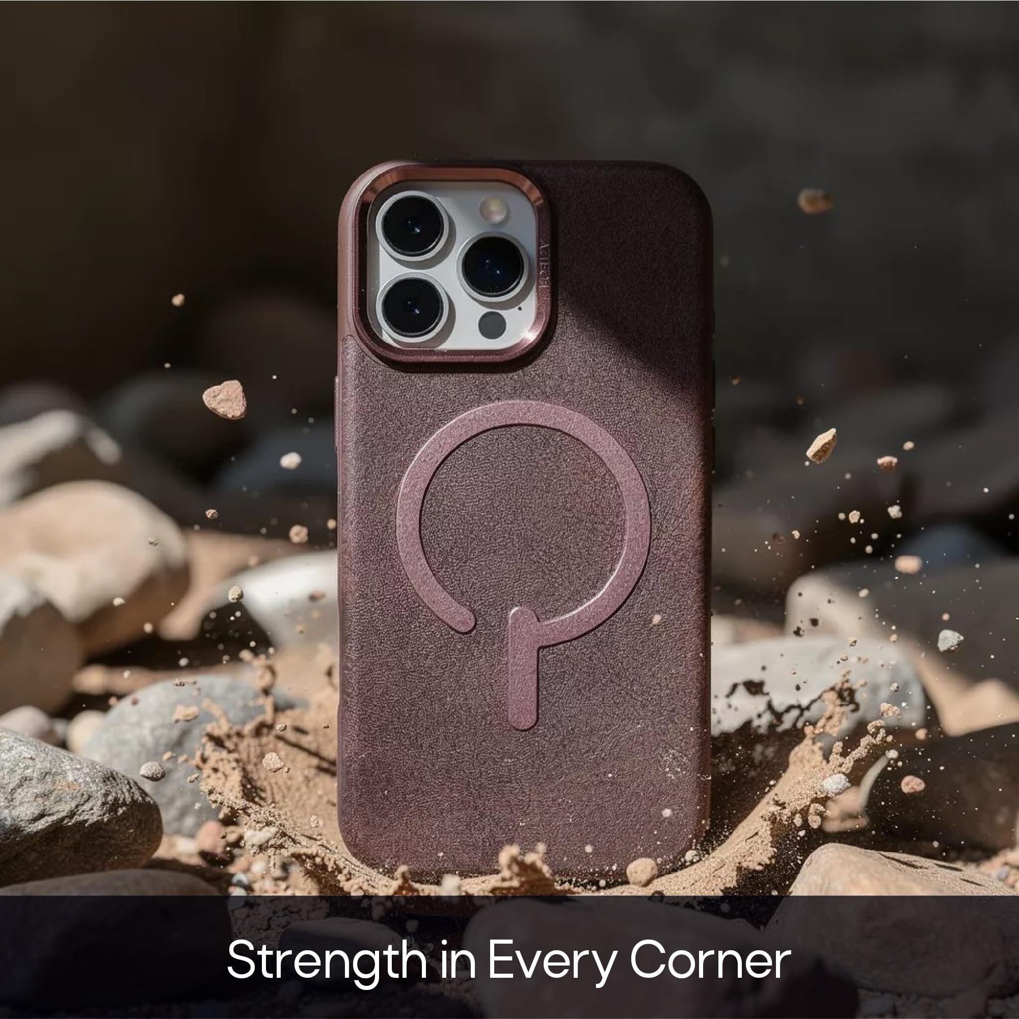 AZTECH Premium Leather Case 14 Pro Dark Brown thumbnail 5