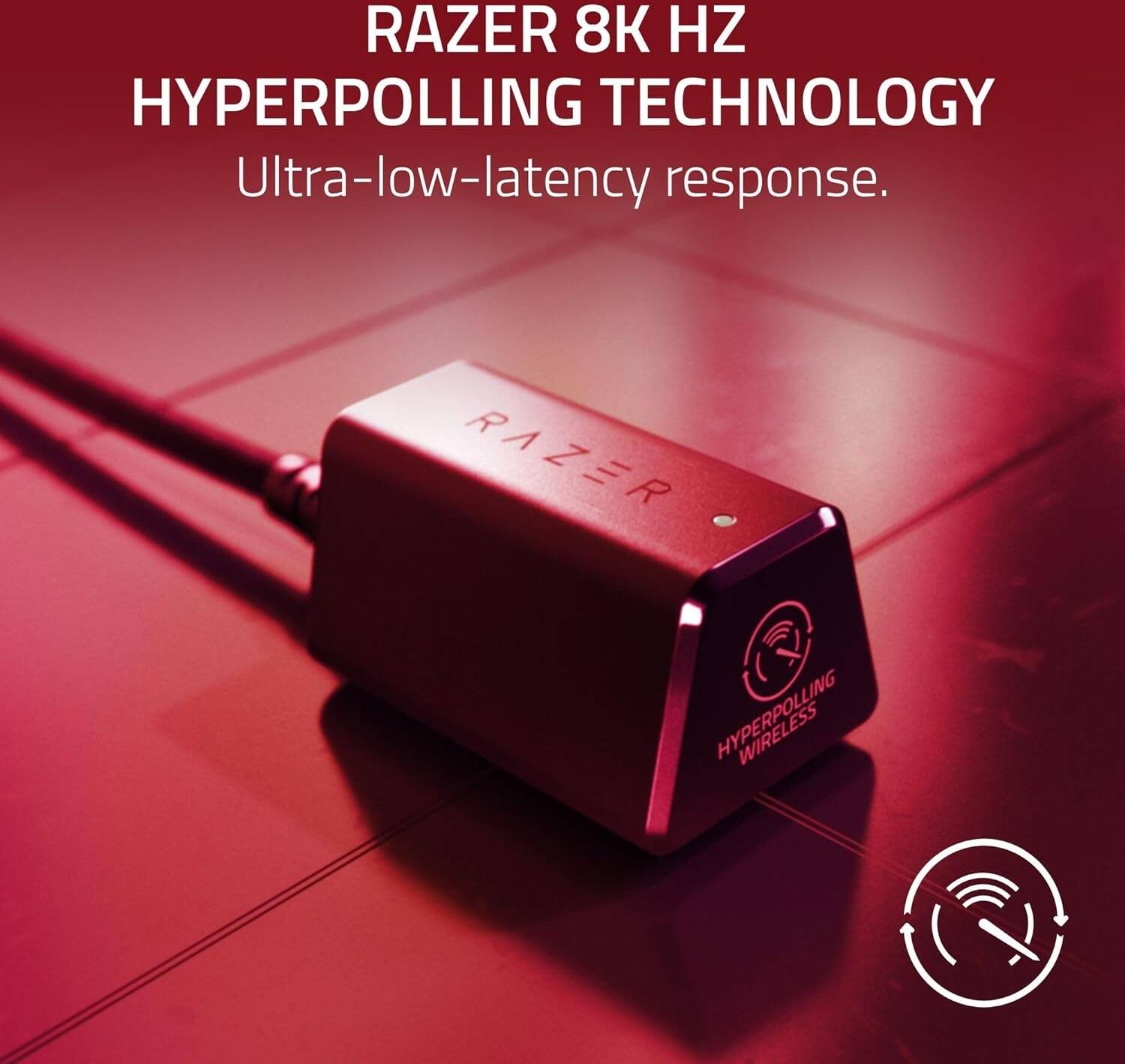 Razer Viper V3 Pro Wireless Gaming Mouse, Sentinels Edition, 54g Lightweight Design, 35K Gen 2 DPI Optical Sensor, Up To 95H Battery Life, Optical Mouse Switches Gen 3, Red | RZ01-05120400-R3U1 thumbnail 5