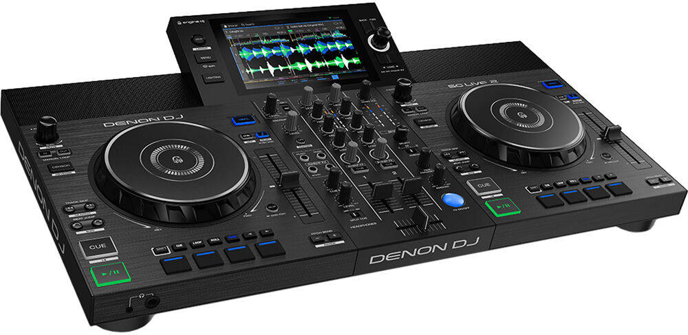 Denon DJ SC LIVE 2 2 Deck Standalone Wi Fi DJ System with 7″ Touchscreen, Built In Speakers, Serato DJ Pro Included, Black | SC LIVE 2 thumbnail 3