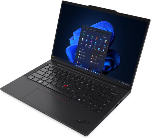 Lenovo ThinkPad T14s Gen 6 Laptop, 14" WUXGA IPS 60Hz Display, Intel Core Ultra 7 255U, 16GB RAM, 1TB SSD, Intel Graphics, English-Arabic K/B, Win11Pro, Eclipse Black | 21R1000TGR thumbnail 3
