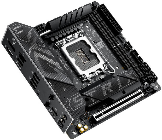 ASUS ROG Strix B860-I Gaming WiFi LGA 1851 Mini-ITX Motherboard, Intel B860 Chipset, 2x DIMM DDR5 Slot, Up to 128GB Max Memory, 1 x PCIe 5.0 x16, 2 x M.2 Slot, WiFi & BT Connectivity | 90MB1JB0-M0EAY0 thumbnail 8