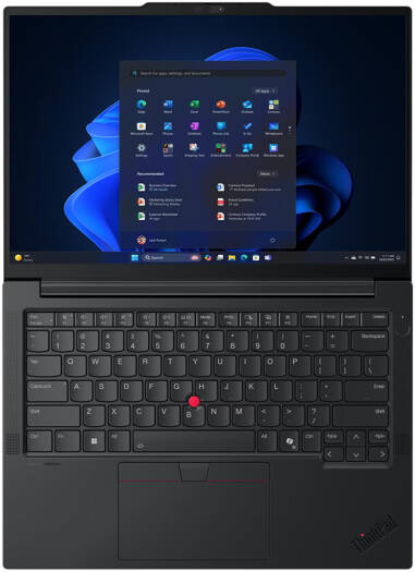 Lenovo ThinkPad E14 Gen 7 Business Laptop, 14" WUXGA 60Hz Display, Intel Core Ultra 7 255H, 16GB RAM, 512GB SSD, Intel Arc 140T Graphics, Backlit English Arabic Keyboard, Win11 Pro, Black | 21SX001XGR thumbnail 3