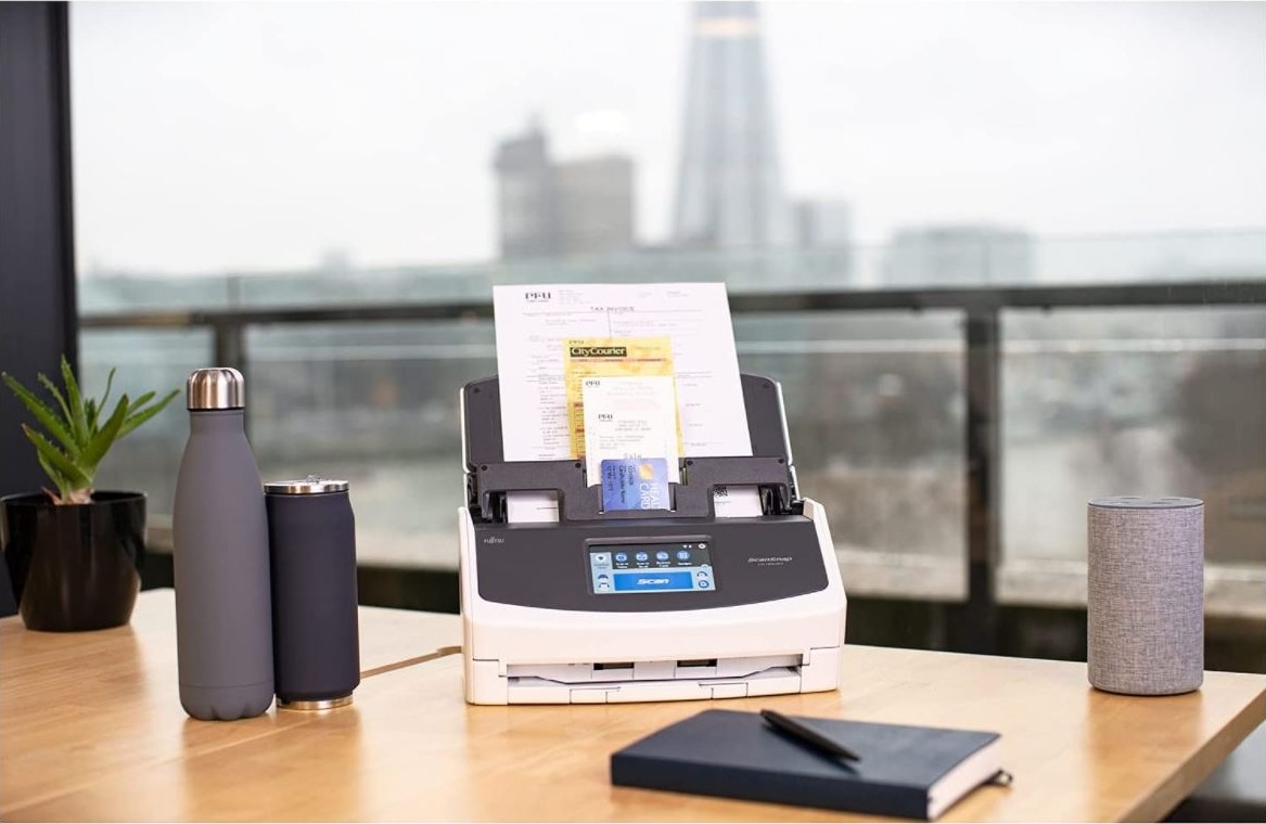 Ricoh ScanSnap iX1600 Versatile Cloud-Enabled Document Scanner for Mac or PC, White | PA03770-B615 / PA03770-B401 thumbnail 2