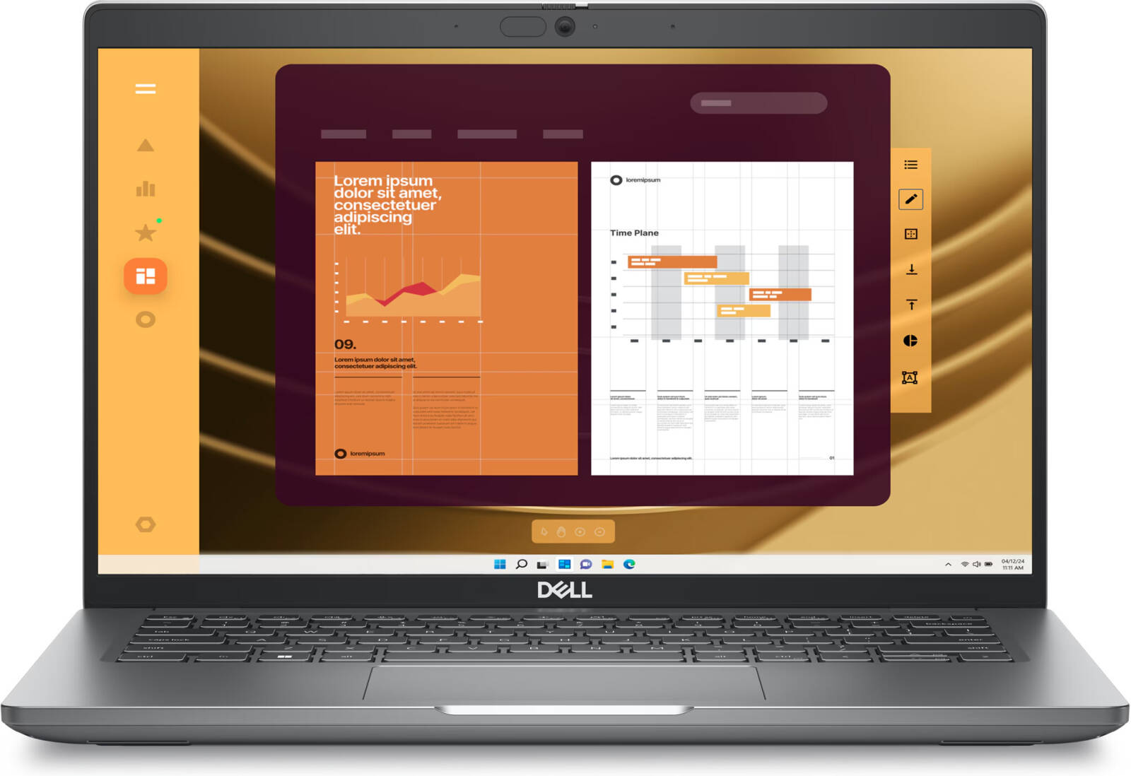 Dell Latitude 5450 Laptop, 14" FHD IPS 60Hz Display, Intel Core Ultra 5 125U, 8GB RAM, 1TB SSD, Intel Graphics, English Keyboard, No OS, Silver | 545081TB - Image 1