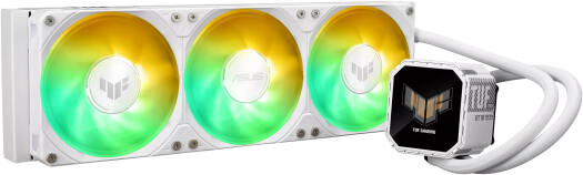 ASUS TUF Gaming LC III 360 ARGB Liquid CPU Cooler, 2.8" Full Color IPS LCD Display, 360mm Radiator Size, 3x MF-12 aRGB Fans, 2600 RPM Fan Speed, 90.78 CFM Airflow, White | 90RC0192-B0EAY0 thumbnail 7