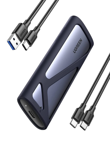 UGREEN M.2 SATA/NVMe HARD DRIVE ENCLOSURE - Image 1