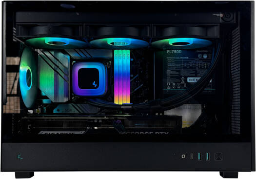 Gaming PC - Intel Core Ultra 7 265KF 20 Cores 20 Threads, NVIDIA RTX 5070 Ti 16GB, 32GB DDR5 RAM 6000MHz, 1TB SSD Gen 4, 850W 80 Plus PSU, 360mm Liquid Cooler, Wi-Fi + BT thumbnail 5