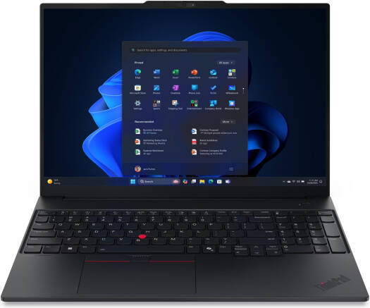 Lenovo ThinkPad E14 Gen 7 Business Laptop, 14" WUXGA 60Hz Display, Intel Core Ultra 5 225U, 16GB RAM, 512GB SSD, Intel Graphics, English-Arabic K/B, Win11Pro, Black | 21SX0067GR - Image 1