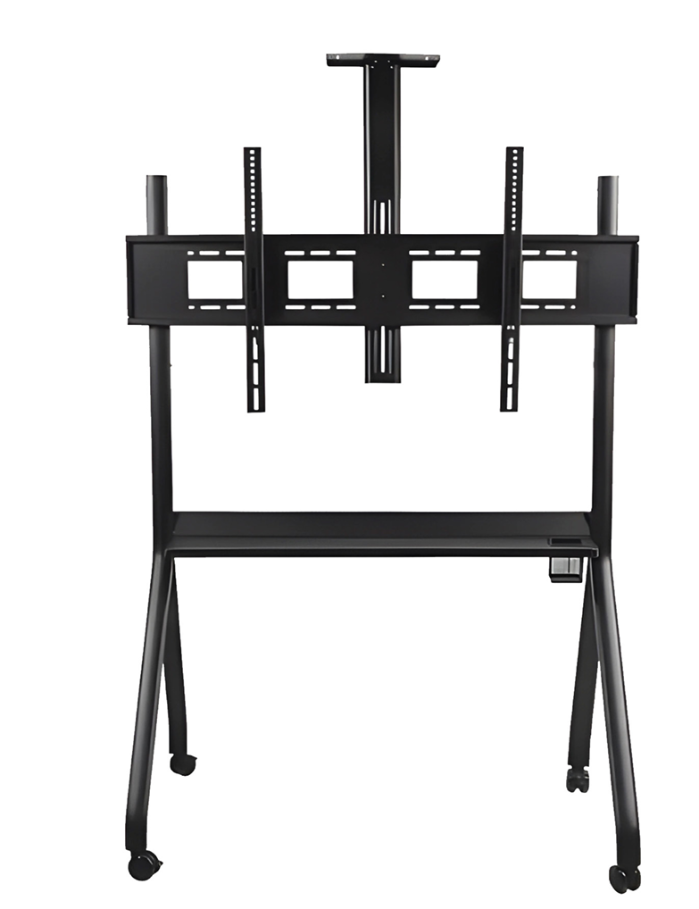AZTECH 55"-120" Heavy-duty Trolley Stand, 240Kgs Load Capacity, PRO Series - Image 1