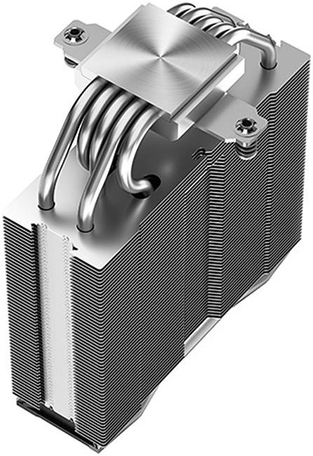 DeepCool AS500 PLUS Single Tower CPU Cooler, 5 Heat Pipe Design, 2x 140mm TF140S PWM Fans, 500~1200 RPM Speed, 70.81 CFM Airflow, ARGB LED, LGA2066/2011-v3/ AM4/AM3+/AM3, Black | R-AS500-BKNLMP-G thumbnail 2