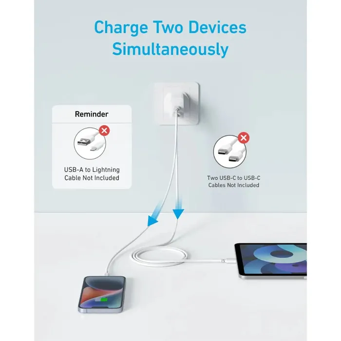 ANKER SELECT 20W CHARGER WHITE thumbnail 2