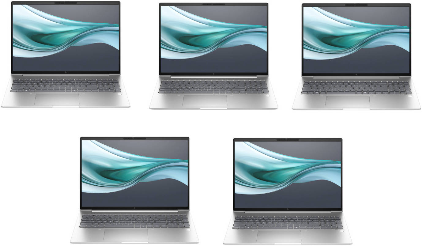 Hp EliteBook 660 G11 Notebook PC, 16" IPS Anti Glare Display, Intel Core Ultra 5 135U, 32GB RAM, 512GB SSD, Integrated Intel Graphics, ENG K/B, Win 11 Pro, Silver (Pack of 5) | EB660G11 - Image 1