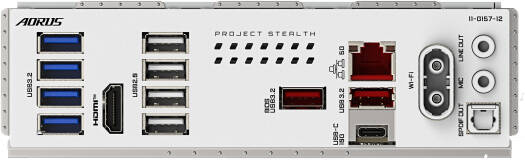 GIGABYTE B850 AORUS STEALTH ICE AM5 ATX Motherboard, AMD B850 Chipset, 4x DDR5 DIMM Slot, Up to 256GB Max Memory, 1 x PCIe 5.0 x16, 4 x M.2 Slots, Wi-Fi 7 & BT 5.4, White | B850-A-STEALTH-ICE thumbnail 6