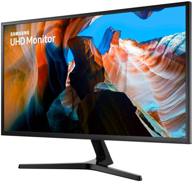 Samsung 32" 4K UHD VA Business Monitor with 1 Bn Colors, 60Hz Refresh Rate, 4ms Response, 97% Gamut, AMD Freesync, Game Mode, Viewing Angle (H/V) 178°/178°, 2x HDMI, 1x DP, Black | LU32J590UQMXUE thumbnail 3