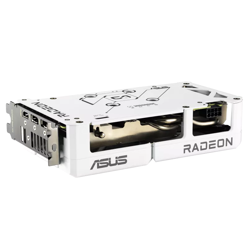 ASUS Graphics Card DUAL RX9060XT 16G WHITE 1*HDMI 2*DP D6 | 90YV0LG3-M0NA00 thumbnail 4