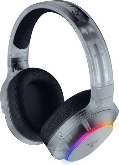 Razer Barracuda X Chroma Gaming Headphones, 40mm Razer TriForce, Detachable Razer HyperClear Cardioid Mic, 7.1 Surround Sound, 6-Zone Earcup Lighting, Phantom White | RZ04-05220400-R3M1 - Image 1
