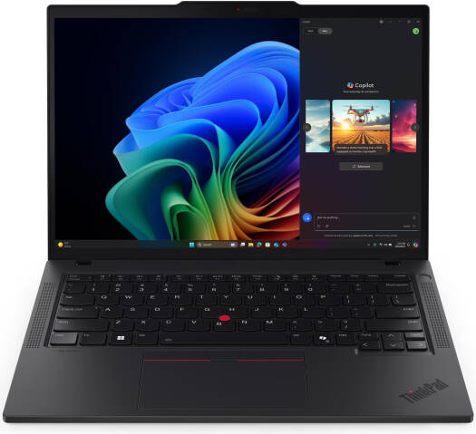 Lenovo ThinkPad T14 Gen 6 Laptop, 14" WUXGA IPS 60Hz Display, Intel Core Ultra 5 226V, 16GB RAM, 512GB SSD, Intel Arc Graphics 130V, English-Arabic K/B, No OS, Black | 21QG005FGR - Image 1