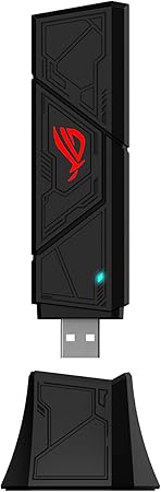 ASUS ROG USB-BE92 Tri-Band BE6500 WiFi 7 USB Adapter, 6GHz Band | 90IG09I0-MO0B00 - Image 1