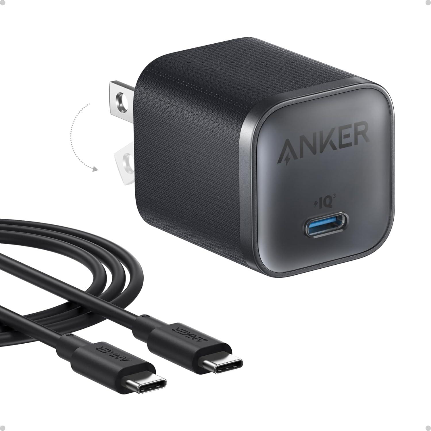 ANKER NANO CHARGER 45W W/ USB-C CABLE - Image 1