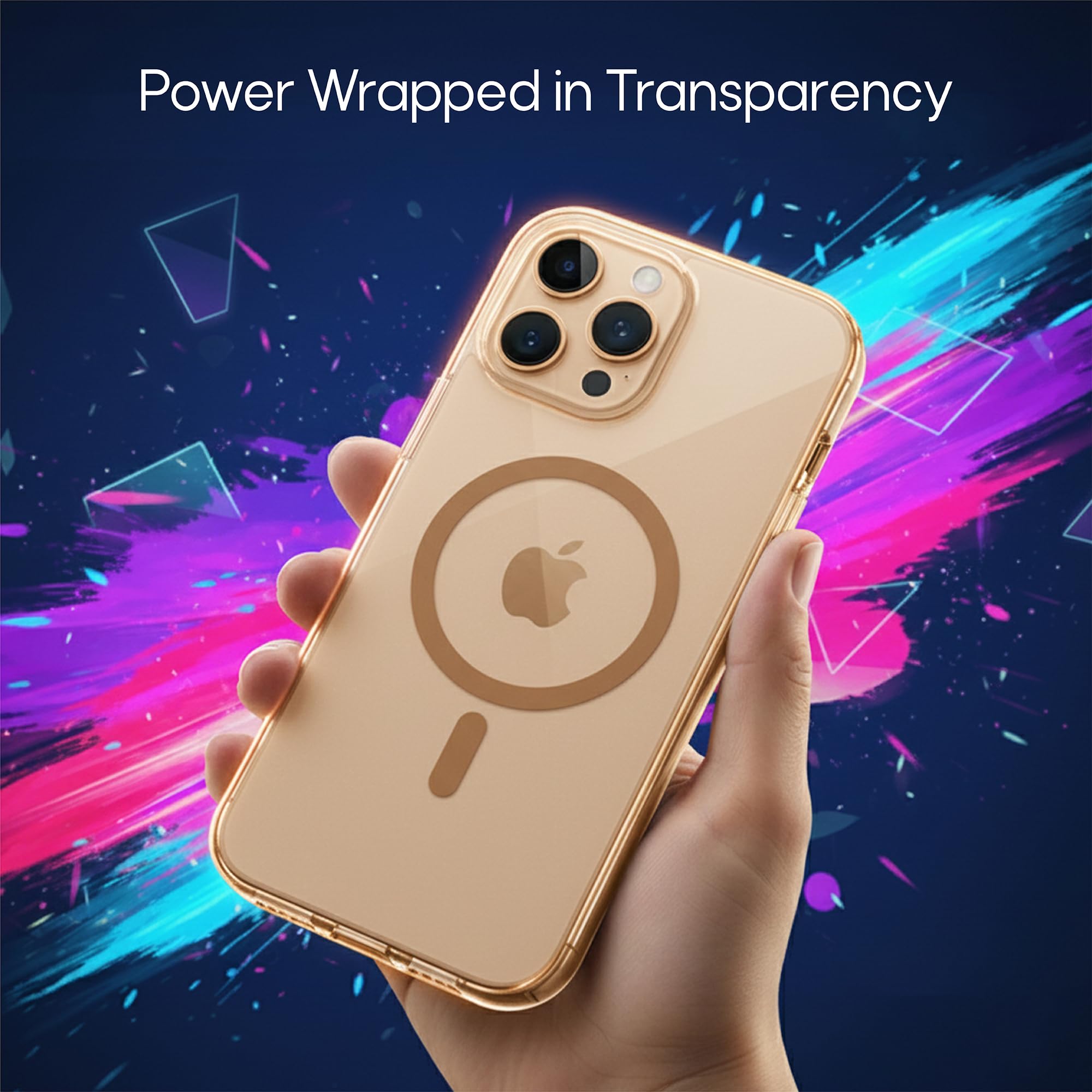 AZTECH iPhone 16 Pro Max Case MagSafe (MagU), Revolutionary iCrystal Tech Clear Cover, MIL-Grade Protection, Anti-Scratch, Camera Protective, Magnetic Ultra Slim iPhone 16 Pro Max 6.9"" Accessories thumbnail 3